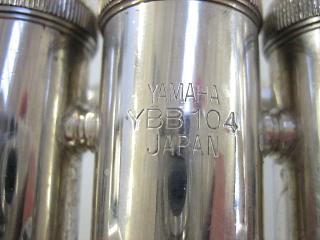 ヤマハ チューバ YBB-104 Yamaha YBB-104 BBb 3/4 Size Tuba silver plated | Reverb