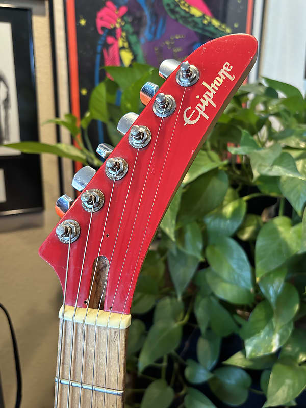 Epiphone Telecaster copy 1989 - Red | Reverb