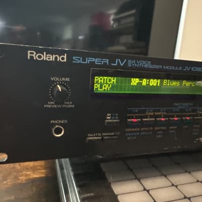 Roland JV-1080 64-Voice Synthesizer Module 1994 - 2001 - Black