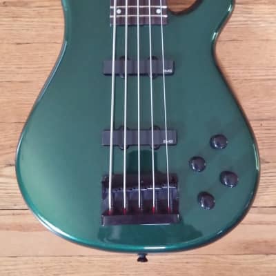 2009 Fernandes Gravity 5 Deluxe Green With OHSC Free Shipping | Reverb