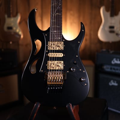 Ibanez Steve Vai Signature PIA3761 Electric Guitar - Onyx Black image 3