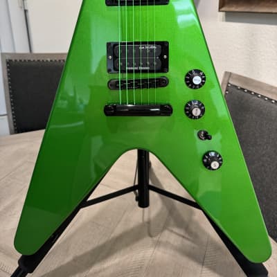 Gibson Dave Mustaine Signature "Rust in Peace" Flying V EXP 2022 - Present - Alien Tech Green image 5