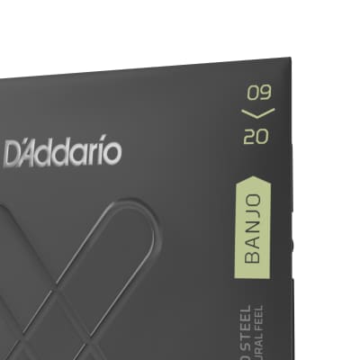 D'Addario XTJ0920 XT Series Banjo Strings, Nickel Plated Steel, 09-20 image 4