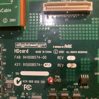 Digidesign Pro Tools PCI-X HD Process Card 2001 w/ Flex Cable image 3