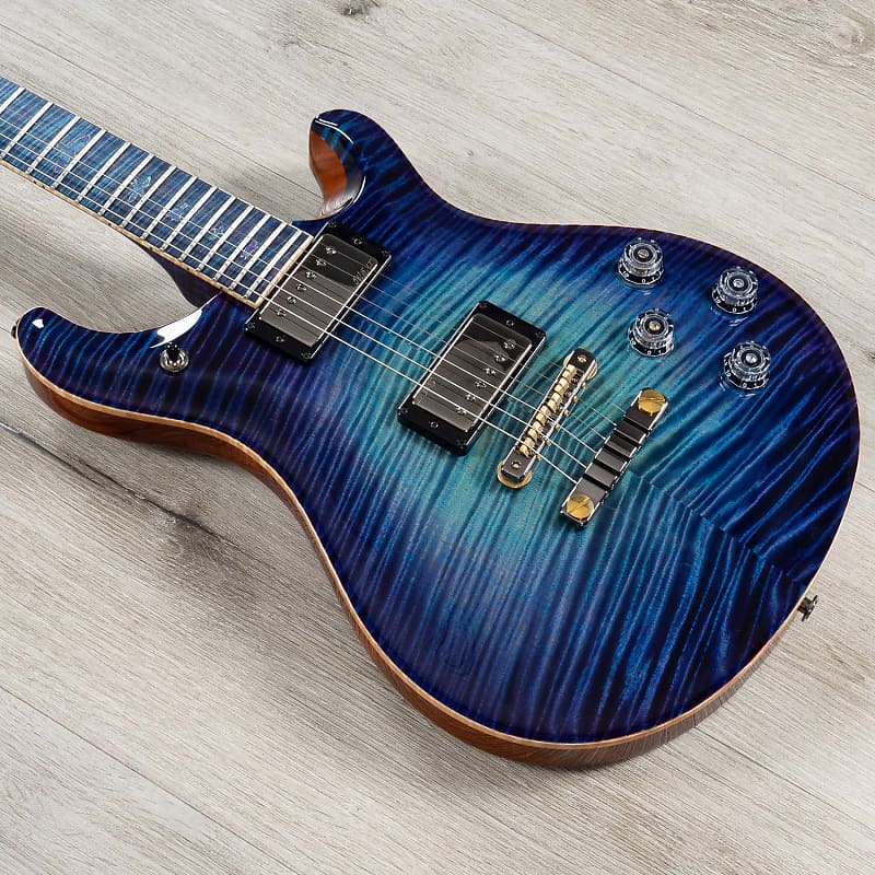 PRS Paul Reed Smith Private Stock McCarty 594 Guitar Stained FB Aqua Violet  Glow | Reverb