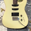 Squier Stratocaster HSS 1986 a very cool Olympic White Strat w/2 Single Coil & 1 Humbucking pickups.