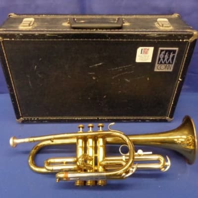 Conn Brass Director 16A Cornet, USA, with case and mouthpiece image 1
