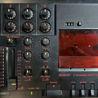 マルチトラック　FOSTEX カセットレコーダー X-28 半ジャンク品 Fostex /フォステクス X-28/マルチトラッカー/ 純正アダプター