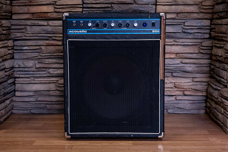 Acoustic B100 100W 1x15 Bass Combo Amplifier (Good) *Local | Reverb