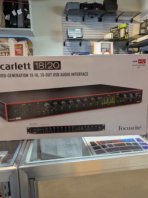 Focusrite Scarlett 18i20 3rd Gen USB Audio Interface 2019 - Present - Black image 1