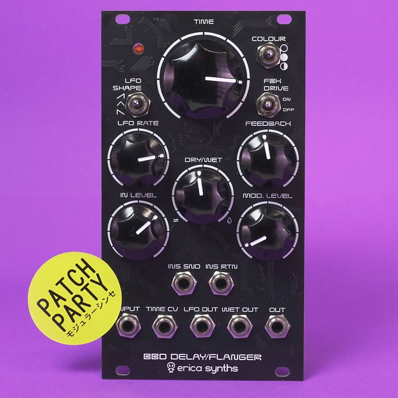 Erica Synths BBD Delay/Flanger Analog Eurorack 14hp Reverb