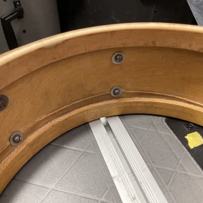 Ludwig & Ludwig - 14x5" (cut down)Top Hat and Cane Snare Drum 1940-1941 image 25