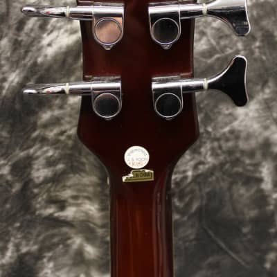 Jay Turser JTB-2B Violin Electric Bass Guitar Sunburst w/Case image 6