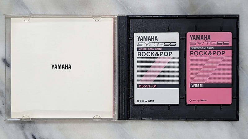 Yamaha SY55/TG55 Rock & Pop S5551 ROM Memory Cards