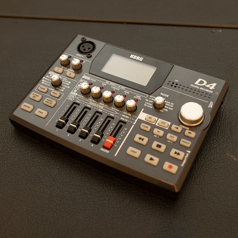 Korg D4 Portable 4 Track Digital Recorder