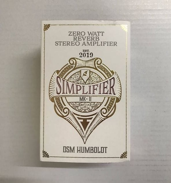 DSM & Humboldt Electronics Simplifier MKII Zero-watt Stereo Amplifier w/ Original box & paperwork image 1