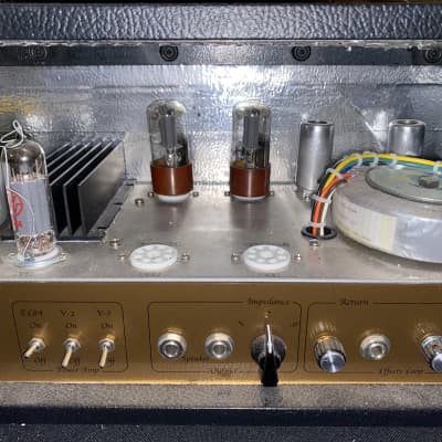 Stephenson 30 WATT Custom Deluxe Amplifier 2000’s Black/gold image 8