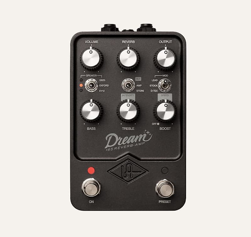 Universal Audio UAFX Dream '65 Reverb Amp Emulation pedal w/ Bluetooth