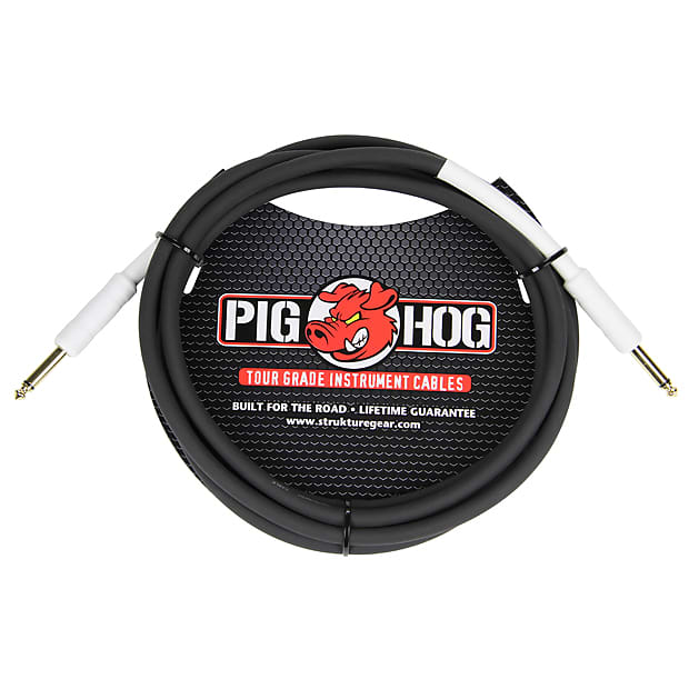 10' Pig Hog Instrument Cable 1/4" -1/4" 8mm image 1