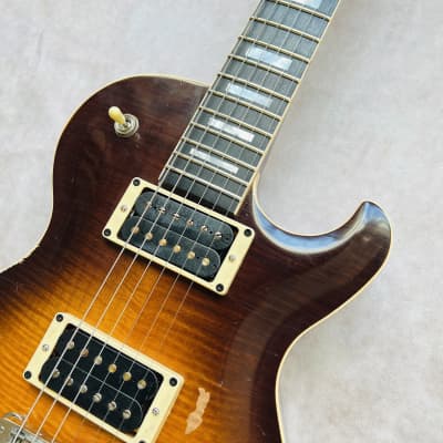 Dean USA Leslie West Signature Tattered N Torn Relic 2021 - Trans Brazilia Burst image 3