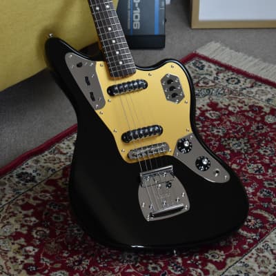 AS NEW 2024 Fender Japan Ishibashi FSR Traditional ‘60s Jaguar Black w/Anodised Pickguard, MIJ, Offset, Shop Order image 2