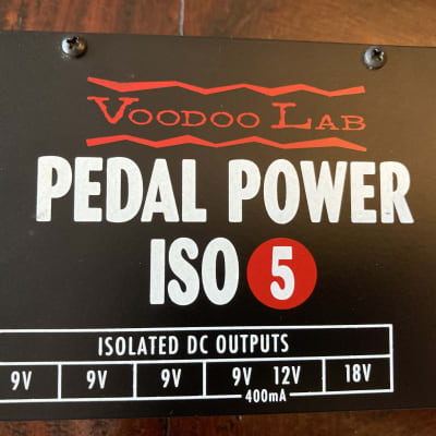 Voodoo Lab Pedal Power Iso 5 2010s - Black image 1