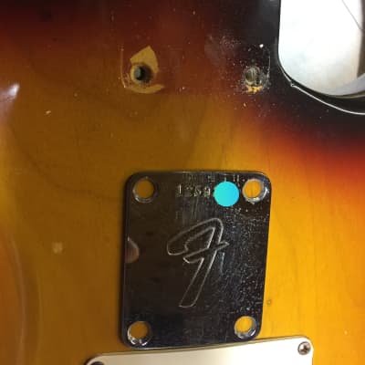 Fender Stratocaster Lefty 1965 Sunburst All original Rare ! image 11
