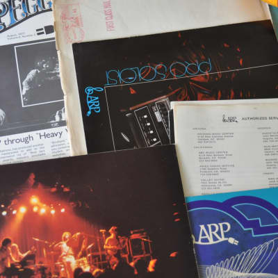 Arp synthesizer vintage catalog booklet brochure.1977 Package of stuff 2600 + 1977 image 4