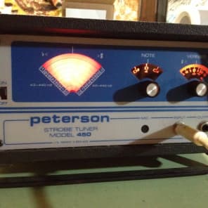 Peterson Strobe Tuner Model 450 piano tuner bench tuner Reverb