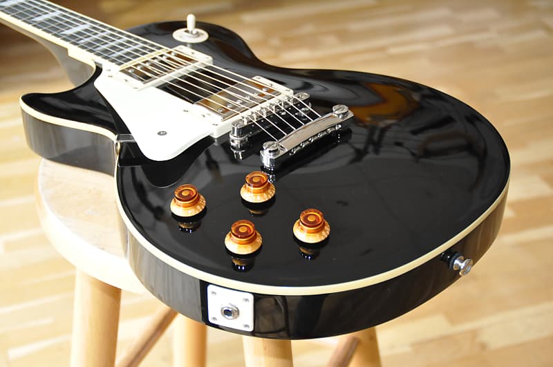 Epiphone les paul standard deals ebony left handed