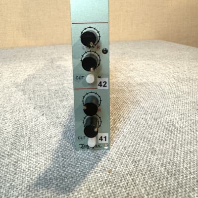 Tonelux FX2 - Dual Stereo Line Mixer Module 2008 - Light Green image 2