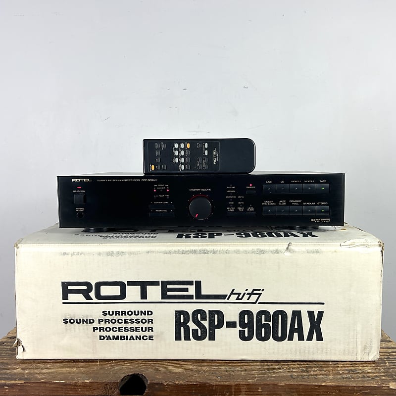 Rotel RSP-960AX Surround Processor Preamplifier - Black - w/ | Reverb