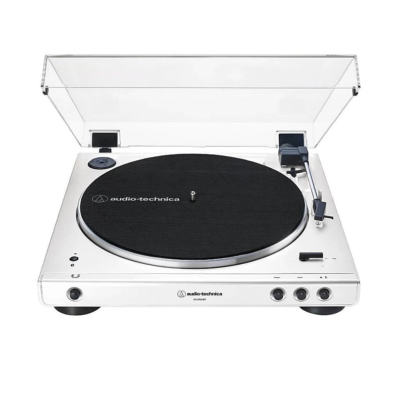 AudioTechnica LP60XBT White Bluetooth Record Player Reverb