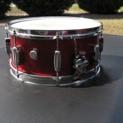Vintage 1960's Rogers 14 x 6 1/2" Powertone Snare Drum (B&B Lugs) - Extremely RARE! image 2