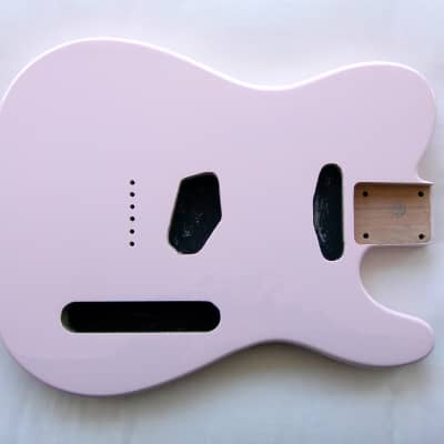 Telecaster Body / SHELL PINK /2-Piece/ GLOSS / Alder ( Fender Tele Specs) image 1