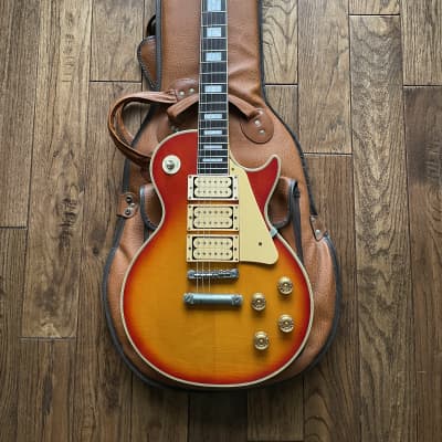 1980s Burny RLC Custom Ace Frehley Electric Guitar 3 Pickups LP Dimarzio Upgrade gibson Burst image 17
