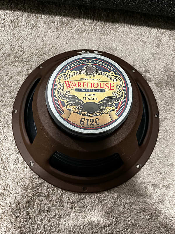Warehouse G12C Guitar Amp Speaker 12 inch 8 Ohms 75 Reverb