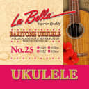 La Bella No. 25 Clear Nylon Baritone Ukulele Strings - .023-.032