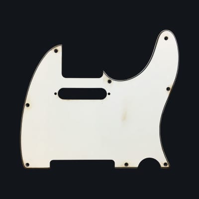 Made to Order - FRANCHIN Mars pickguard Relic Aged, Vintage White/ Black/ Mint Green/ Tortoise Red, S/H, guitar scratchplate T-type Made in Italy for sale