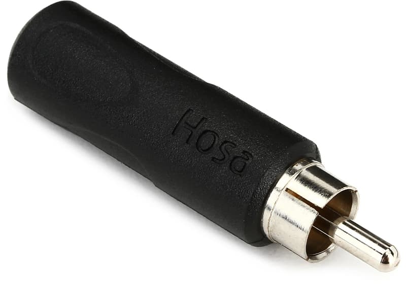 Hosa GPR-104 1/4 inch Female TS to Male RCA Adapter image 1