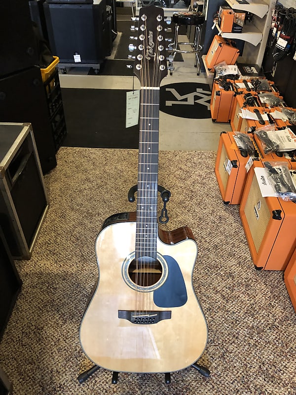 Takamine GD30CE-12 NAT G30 Series 12-String Dreadnought Cutaway Acoustic/Electric Guitar Natural Glo image 1