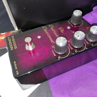 Pigdog  Destruction Department MK3 Tonebender Purple Tone-bender STC Transistor Sola Sound 1/1  Rare image 1