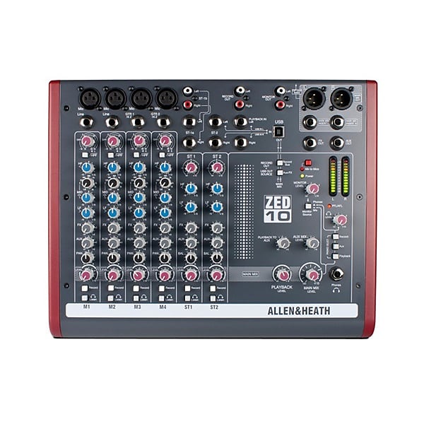 ALLEN&HEATH ZED10 [10ch mixer with USB stereo output]