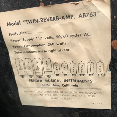 1968 Fender Twin Reverb Drip Edge JBL's...!!! image 8