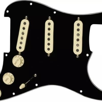 Fender® Factory Assembled Tex Mex Loaded Pickguard~SSS~Fender Boxed-Black/Aged WhiteBrand New image 2
