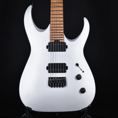 Jackson Custom Shop USA Misha Mansoor Signature Juggernaut HT6 Satin Silver (JMM1910771) image 1