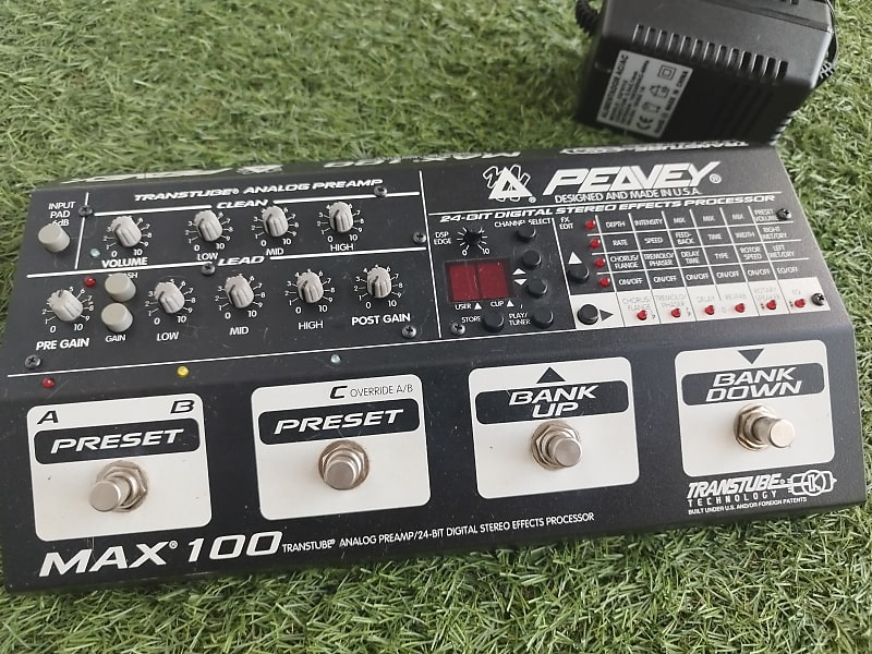 Peavey max 100 24Bit Digital Stereo Effects Processor Multi Reverb