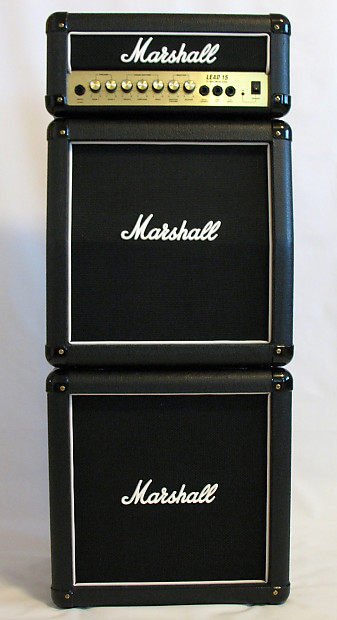 Marshall Lead 15 Full Mini Stack - G15MS Amp Head And 2 Cabinets - Mint  Condition