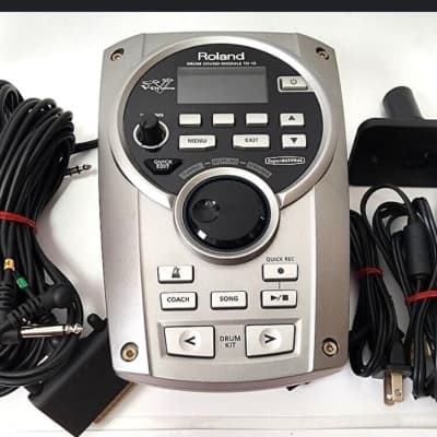 Roland TD-15 Drum Module + Mount & Trigger Wiring--Power Supply
