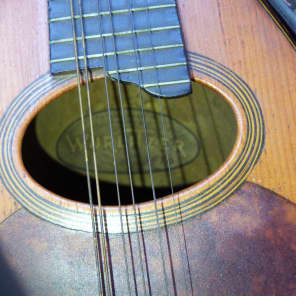 Wurlitzer  mandolin bowl back period correct case  natural image 9